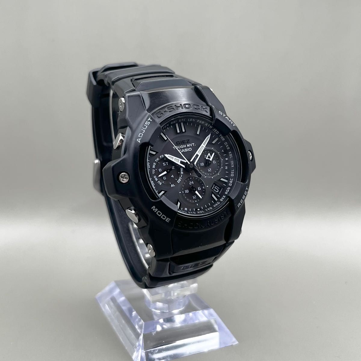 Excellent condition G SHOCK GS 1400B black radio solar Y2K