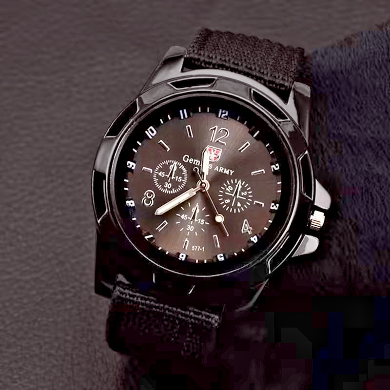 L@@K Just a Simple Basic MILITARY Mens Outdoor Sport Swiss Army Style Wristwatch