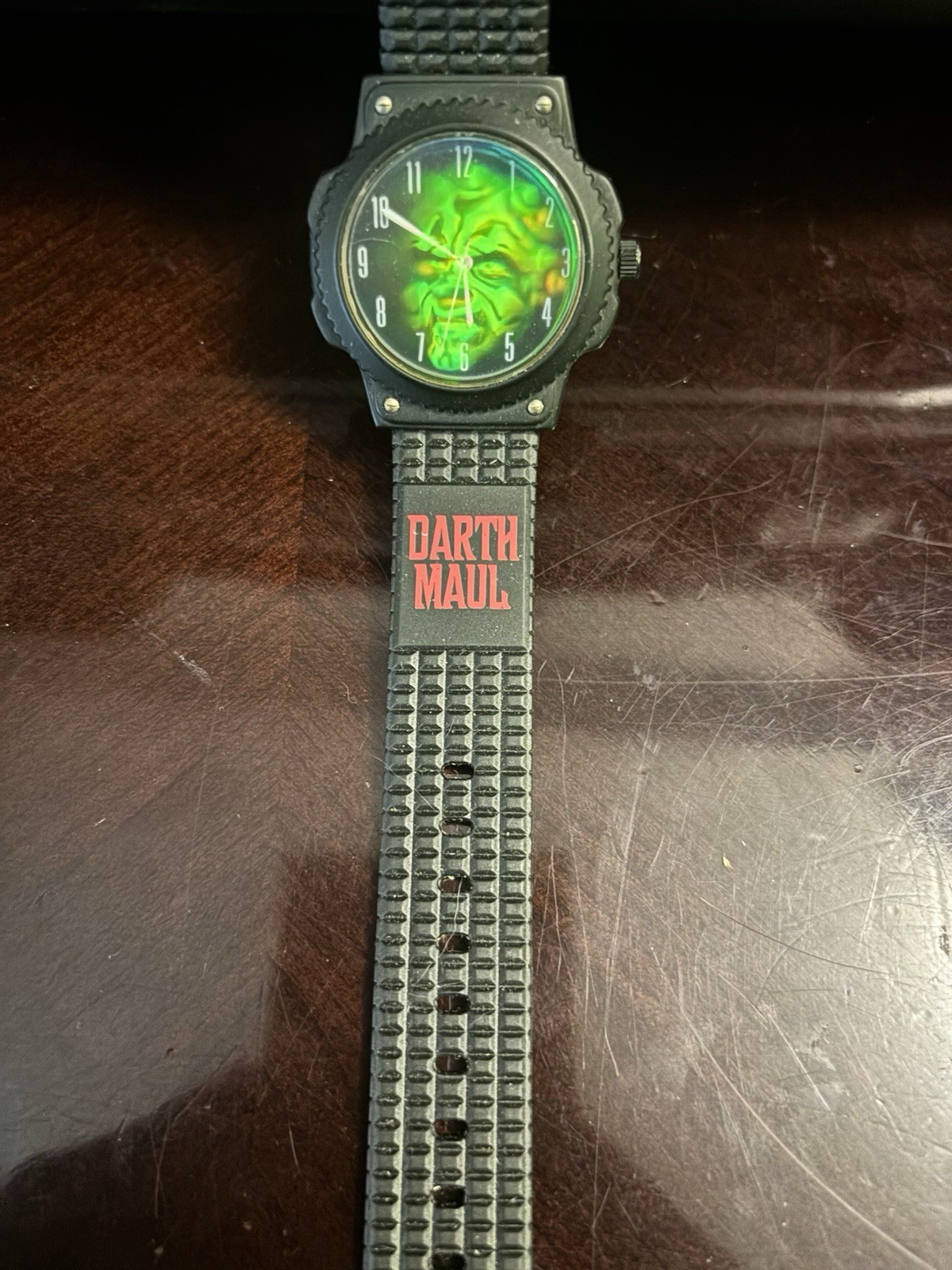 Vintage Promotional Star Wars Darth Maul Quartz Analog Wristwatch. Still works