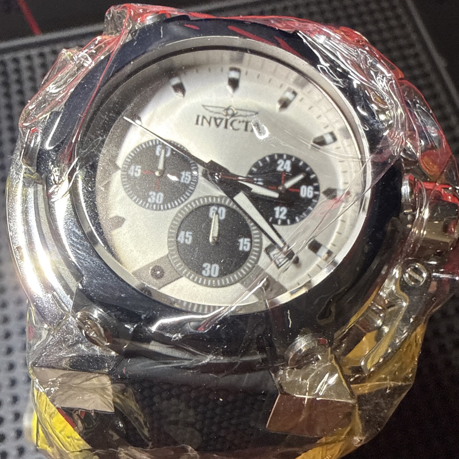 Invicta Coalition Forces X- Wing 46mm Black Silicone 49145