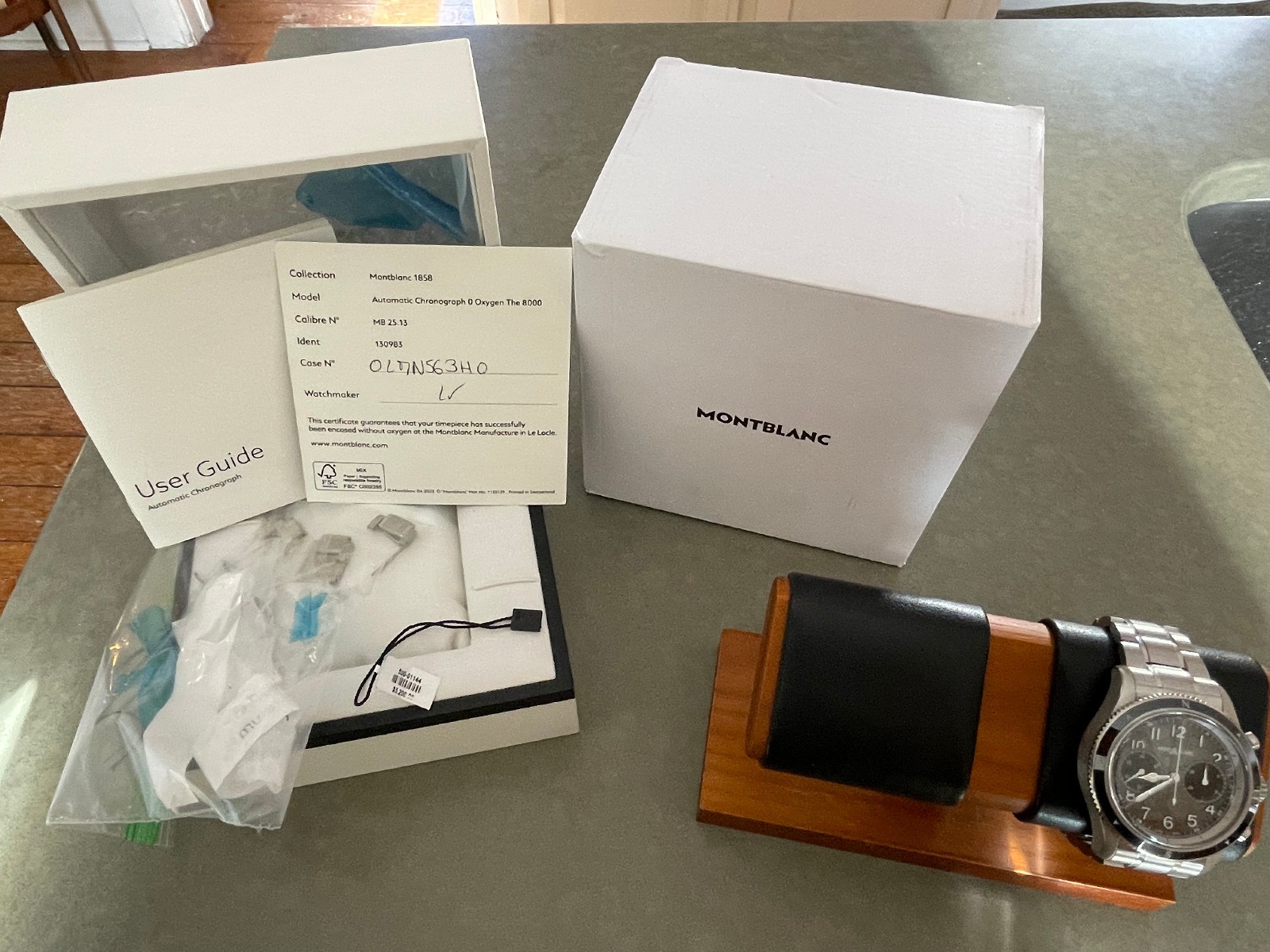 Montblanc 1858 Zero Oxygen “The 8000” Chronograph – Grey dial