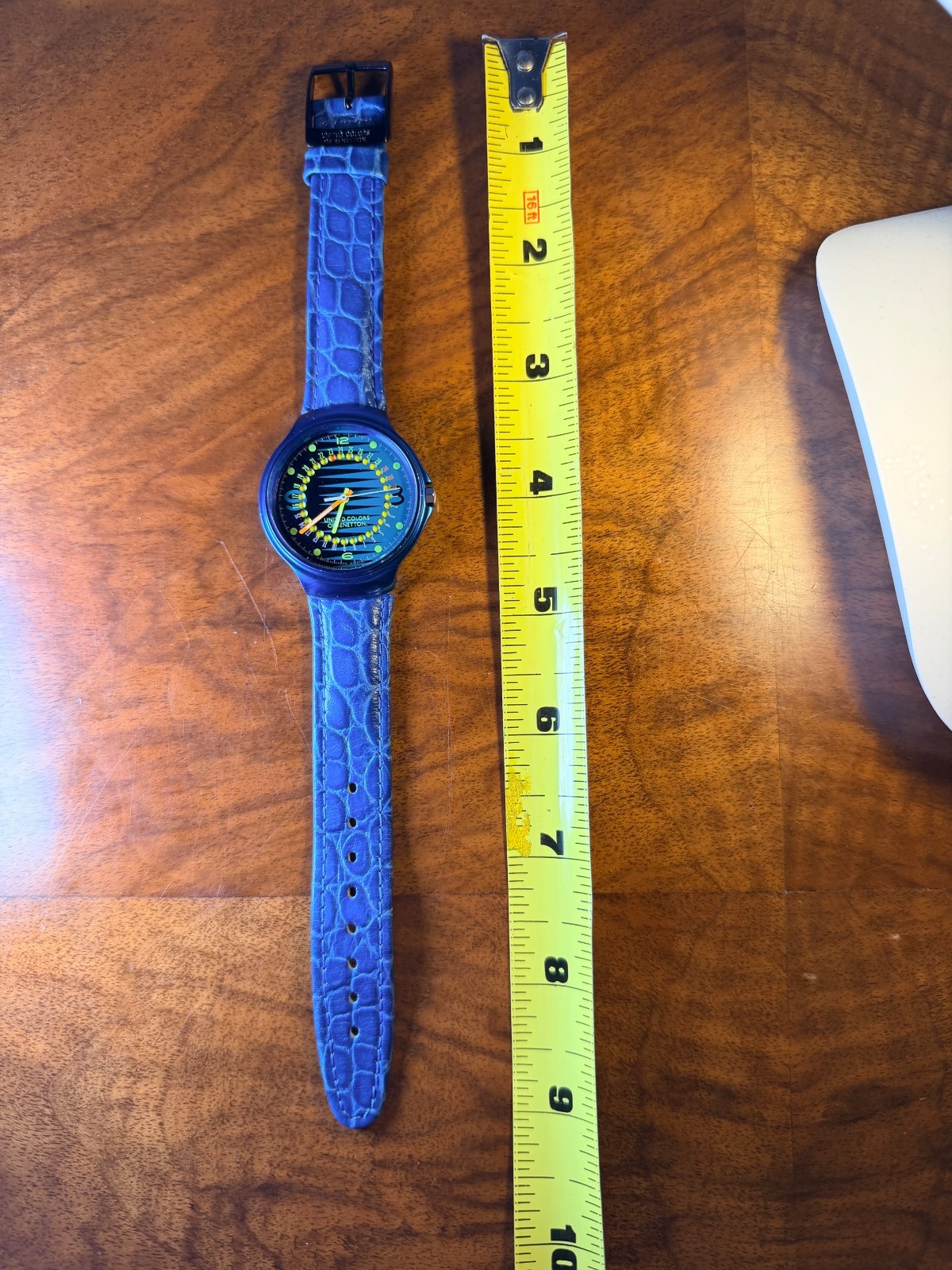 United Colors Of Benetton Analog Quartz Women Benetton Ladies Blue Band – Date