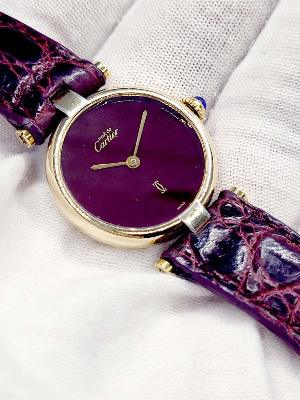 [N.MINT] 24mm Cartier Must de Cartier Swiss Vendome Vermeil Women’s Watch