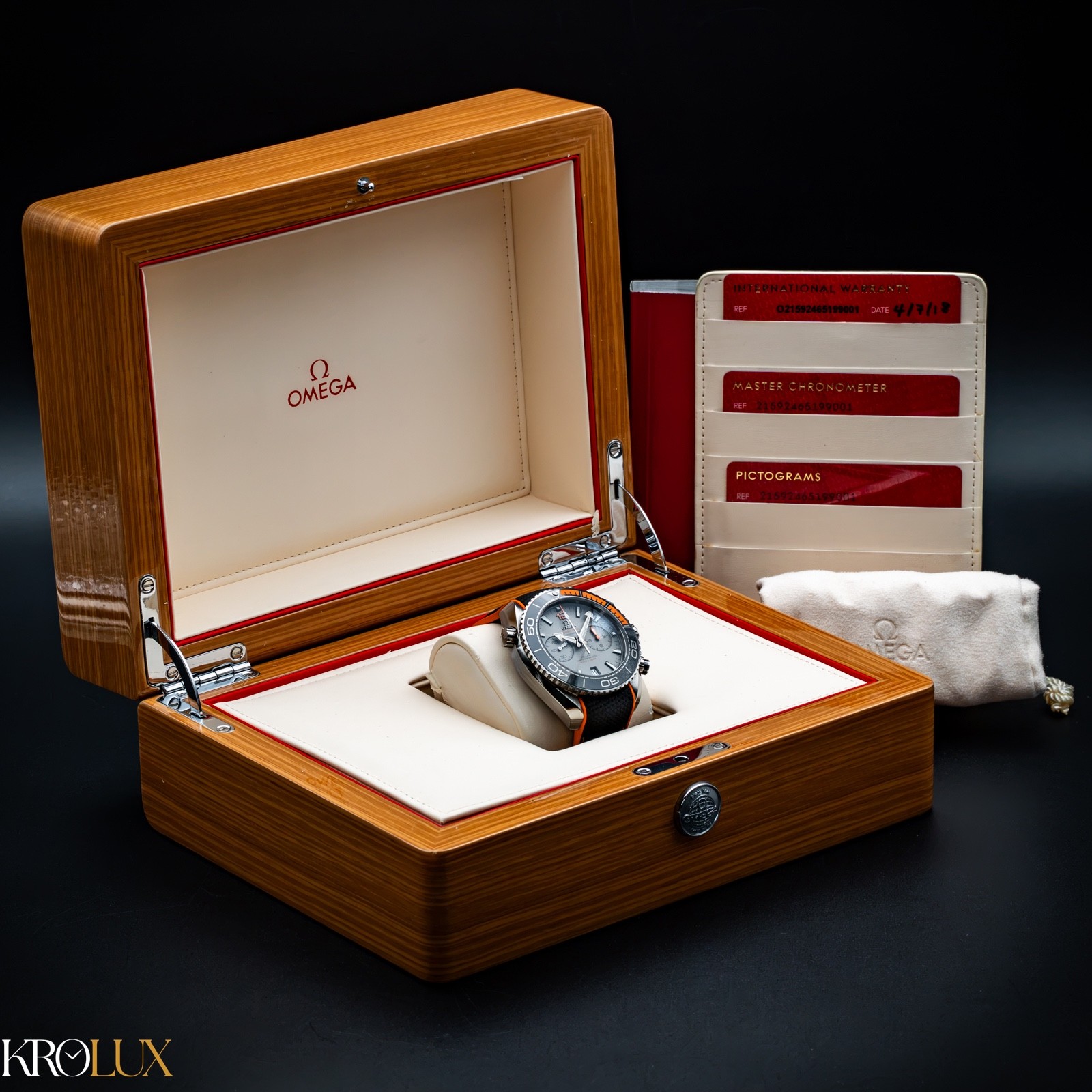 Omega Seamaster Planet Ocean 600M Co-Axial Master Chronometer Chronograph 45.5mm