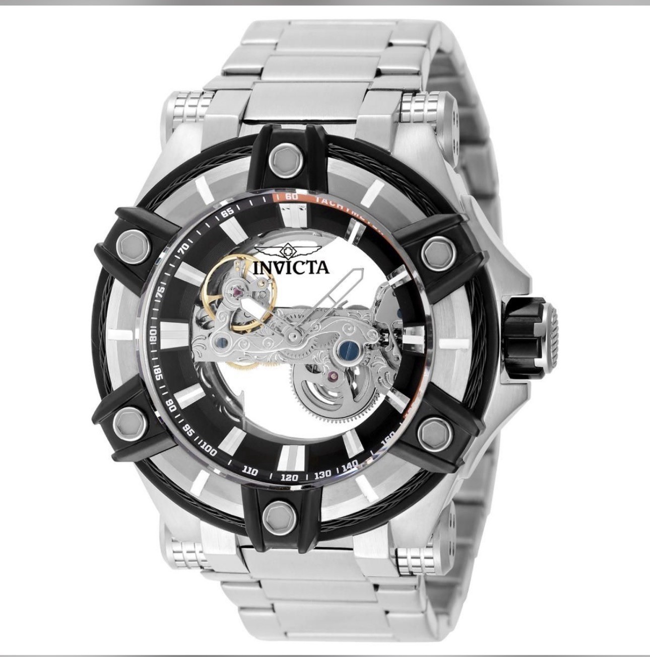 🔥Invicta AUTOMATIC Bolt Phantom 52mm Skeleton Dial Men’s Watch 49057