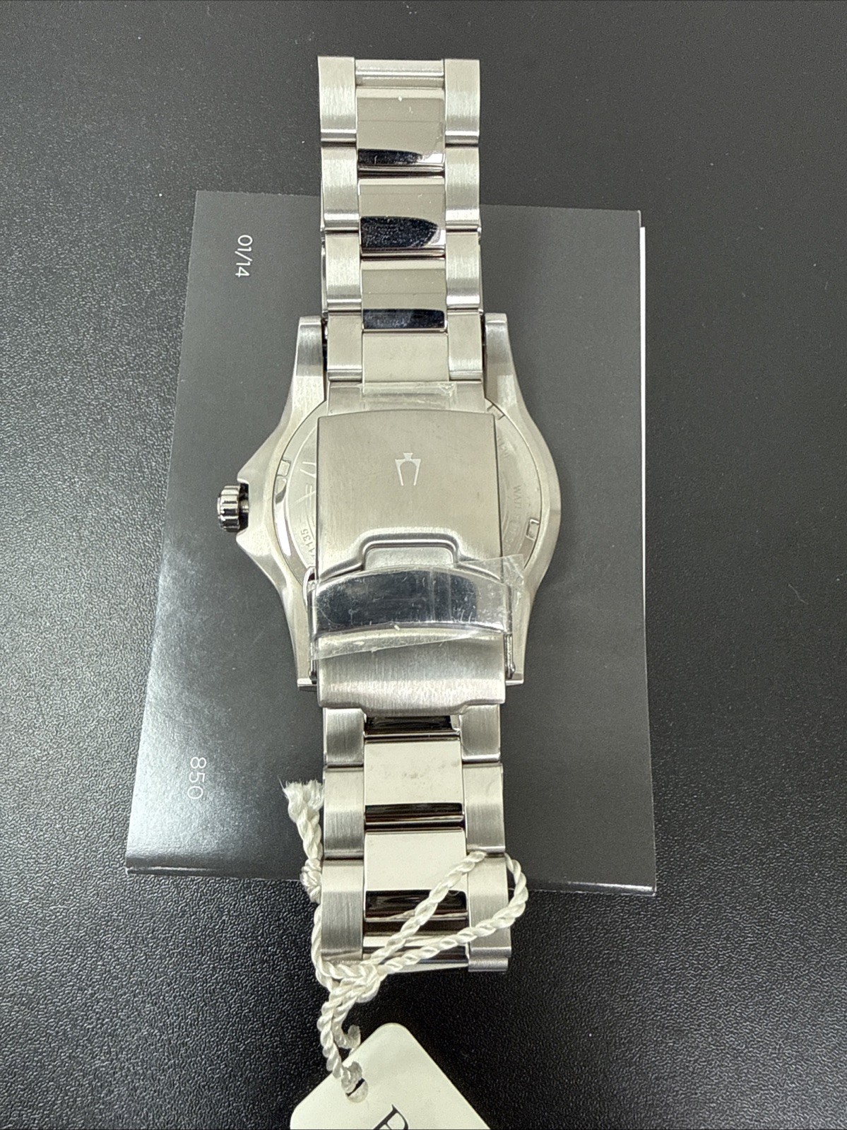 Bulova Marine Star Quartz Blue Dial Men’s Watch 98B130 NEED BATTERY
