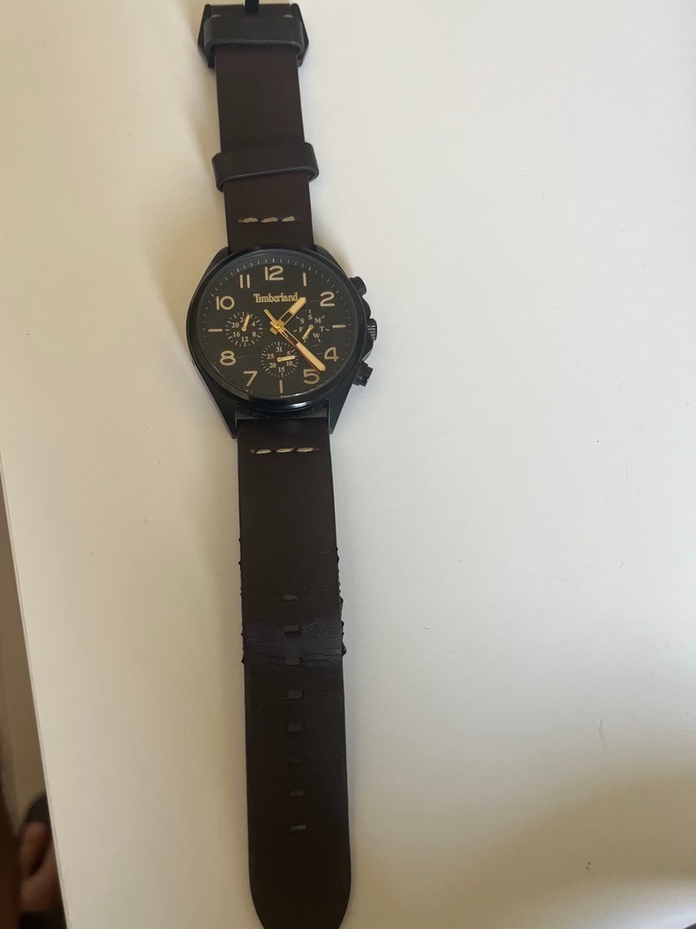 Timberland Bartlett Quartz Leather Strap Men’s Watch 14400JSB/02