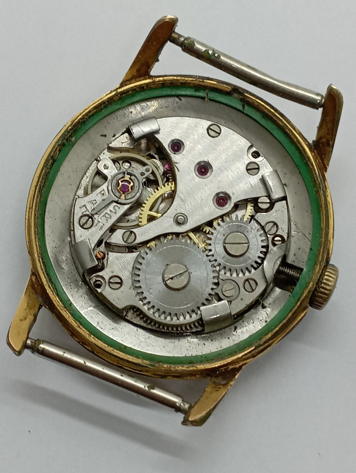 Vintage STANDEX Ancre Cal. Cupillard 233 Lunched 1930 Watch Movement Working Wel