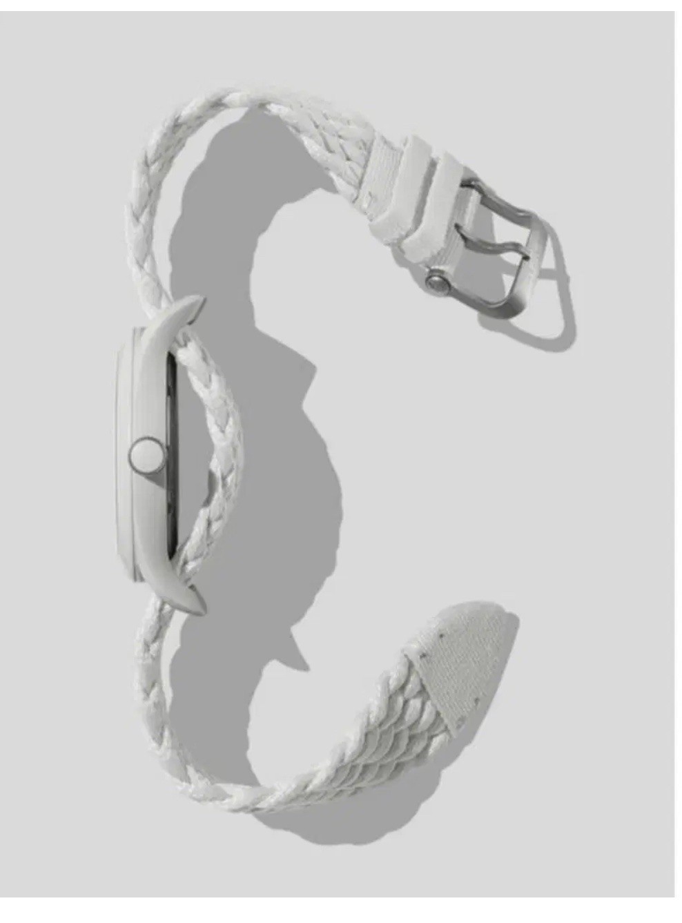Tom Ford Ocean Plastic Swiss Made Quartz Watch White Dial/Case White Strap