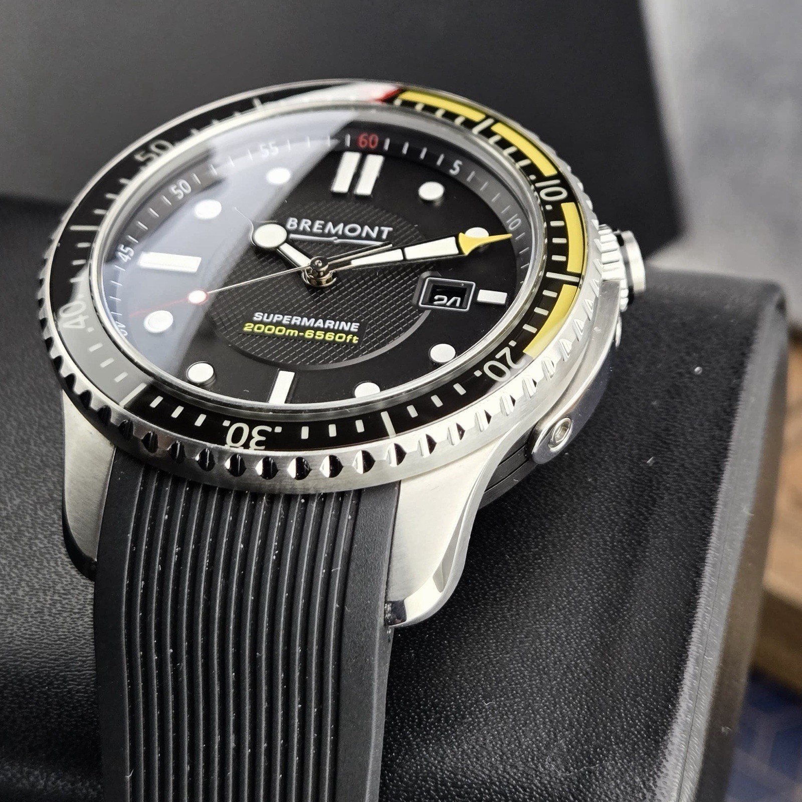 Bremont S2000 Supermarine Black Dial 45mm Automatic Men’s Watch S2000-YL-S