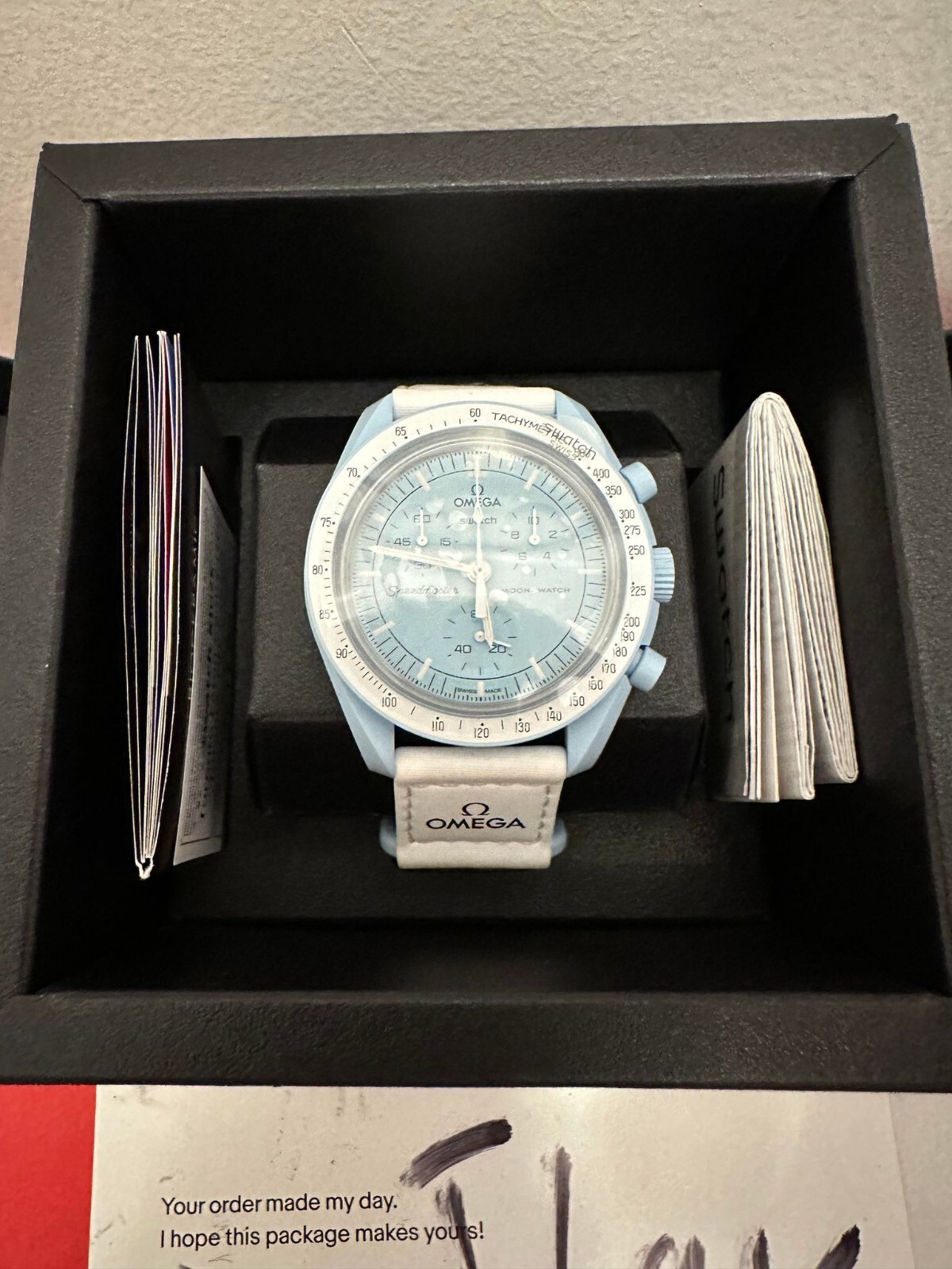 Swatch x Omega Bioceramic Moonswatch Mission To Uranus – Brand New Fast Ship