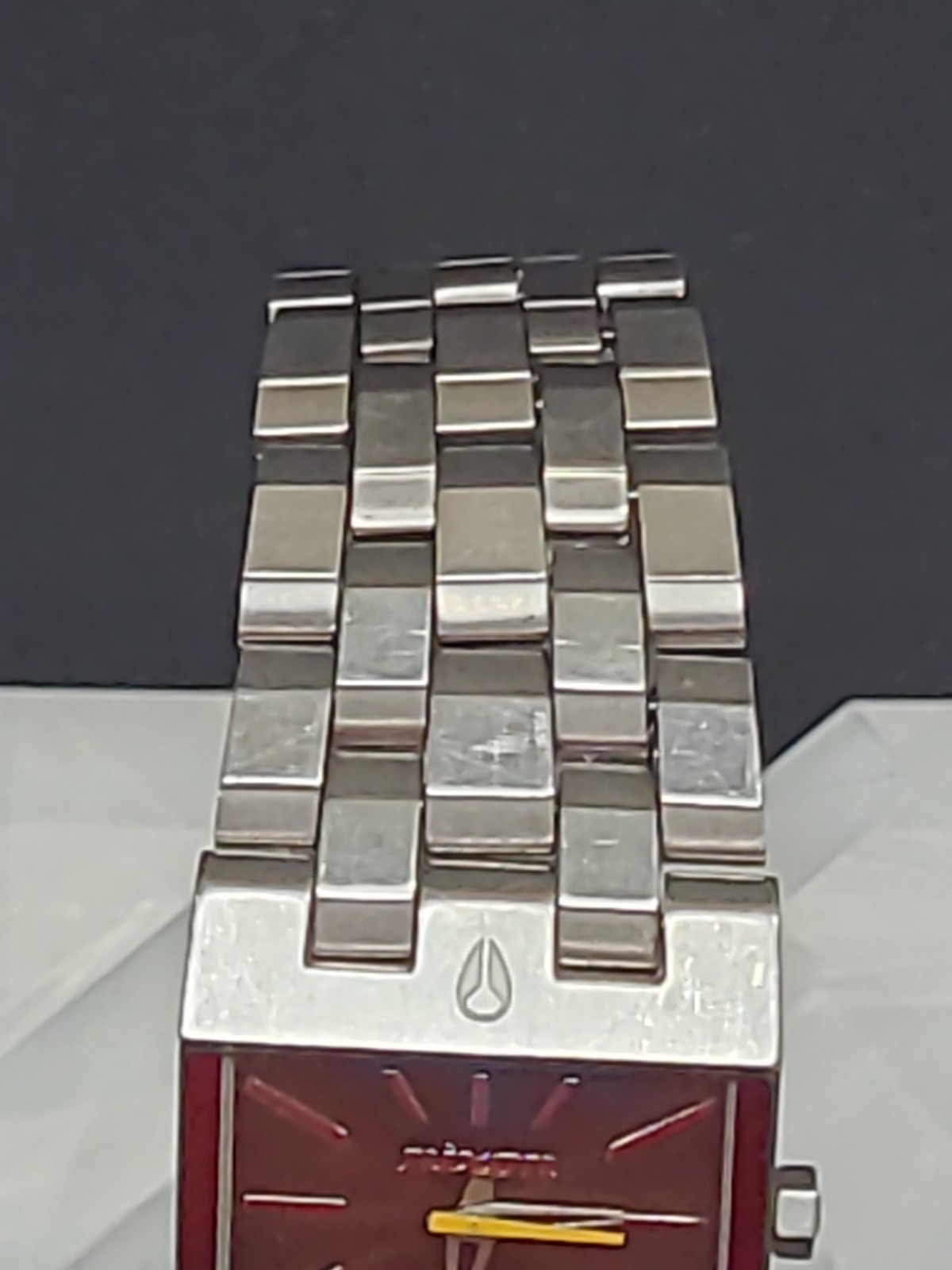 Nixon The Small Ticket “Thin To Win” Bronze/Silver Stainless Steel Swiss Mvmt.