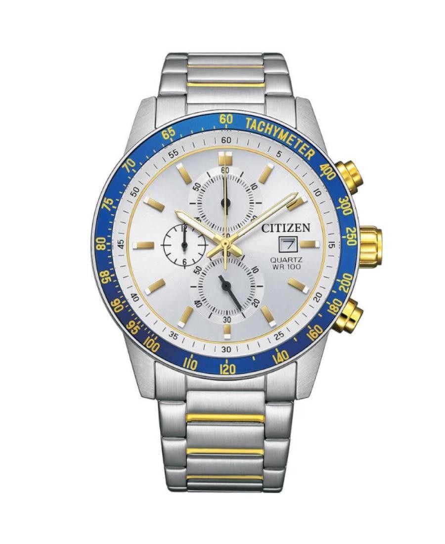 CITIZEN Men Analog Quartz Casual Watch Classic Dress Silver Dial Waterproof Roun