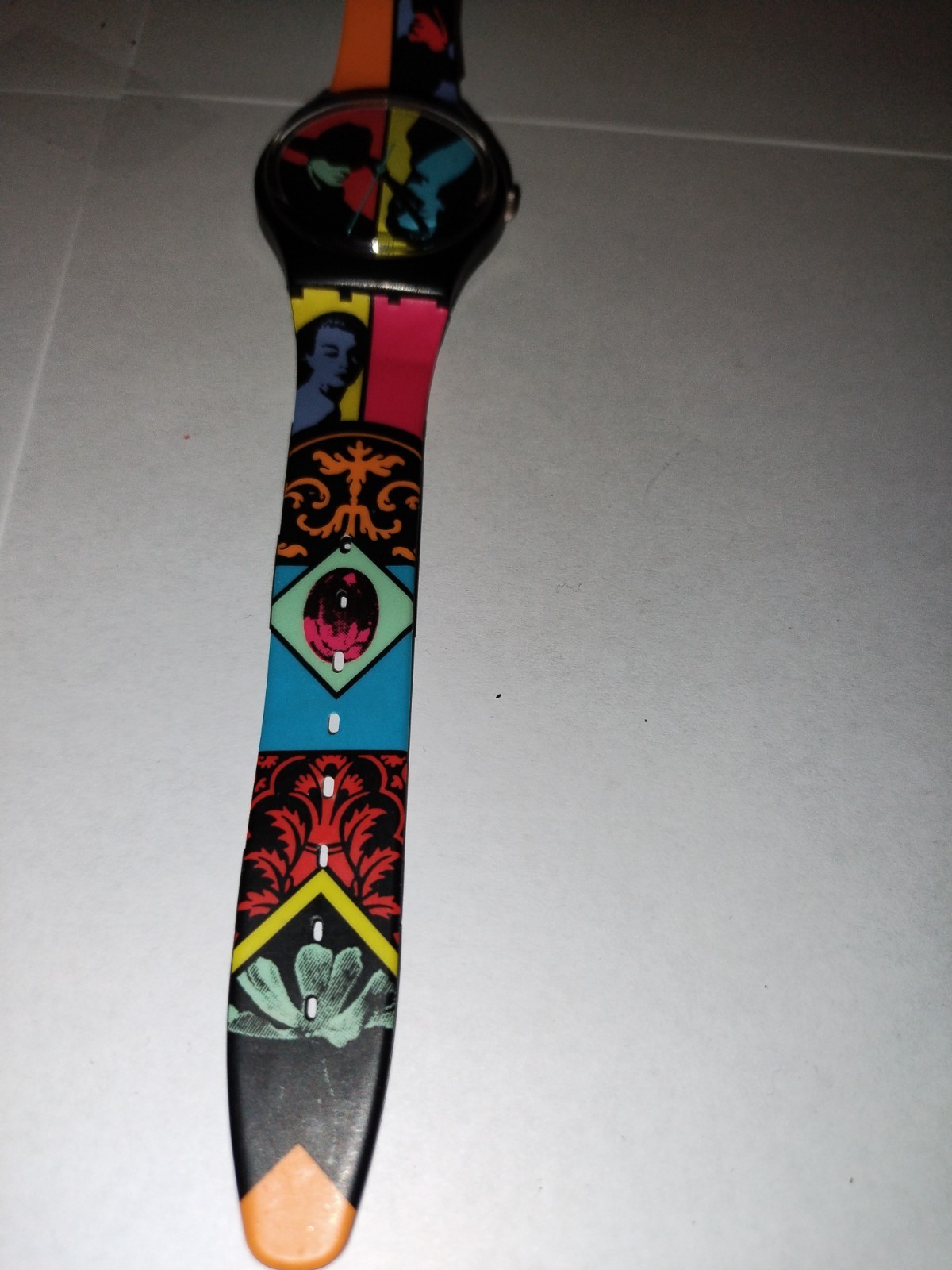 SWATCH WATCH AG 1988 “COLOURED LOVE” #755 SWISS ETA RARE WORKING!!!