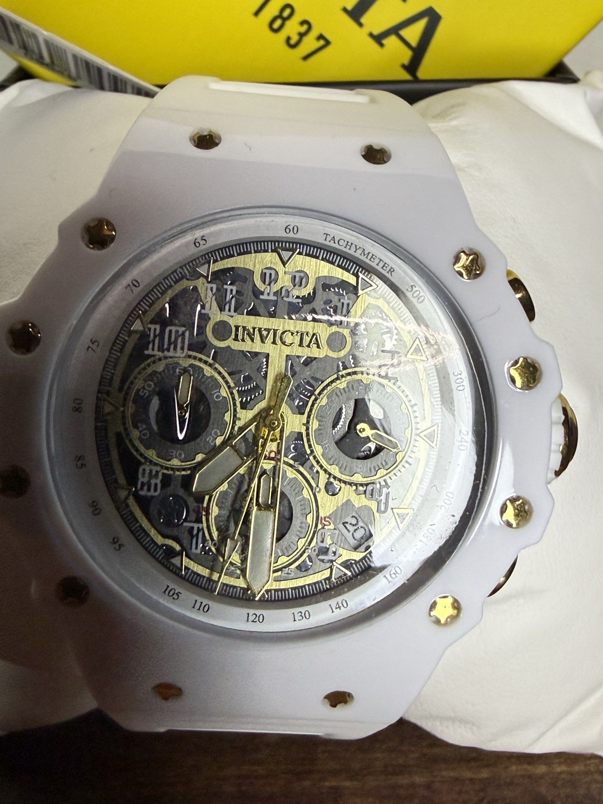 Invicta Racing Vaulthan Men’s Watch – 44mm. White