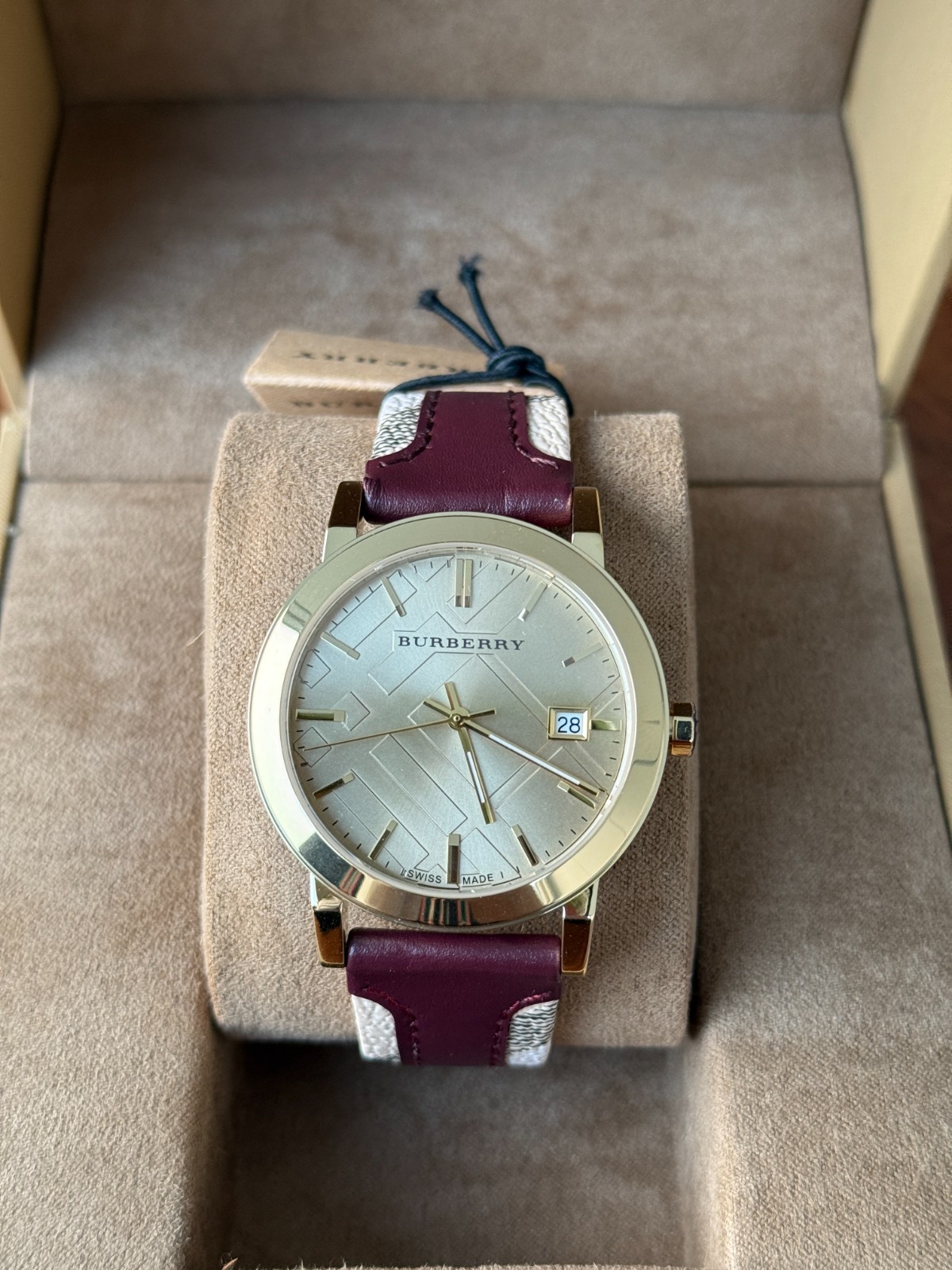 Burberry The City Gold BU9017 Gold Tone Women’s Watch