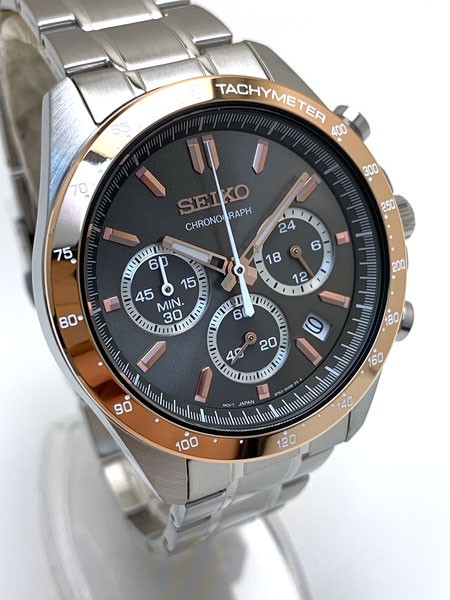 SEIKO Spirit SBTR026 Quartz Chronograph Men’s Watch Authentic Japan