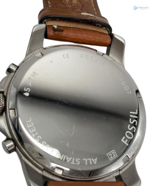 Fossil FS5210 Men’s Chronograph Light Brown Leather Watch