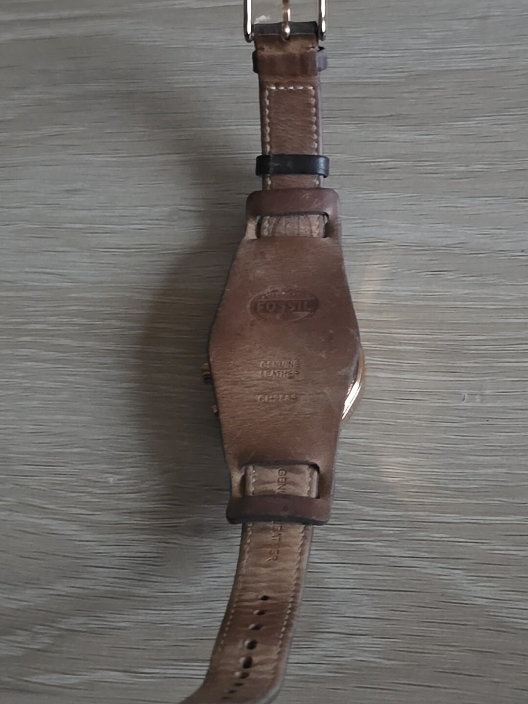 Fossil Flight Watch Watch CH2883 Stainless Steel Brown Leather Steap Quartz