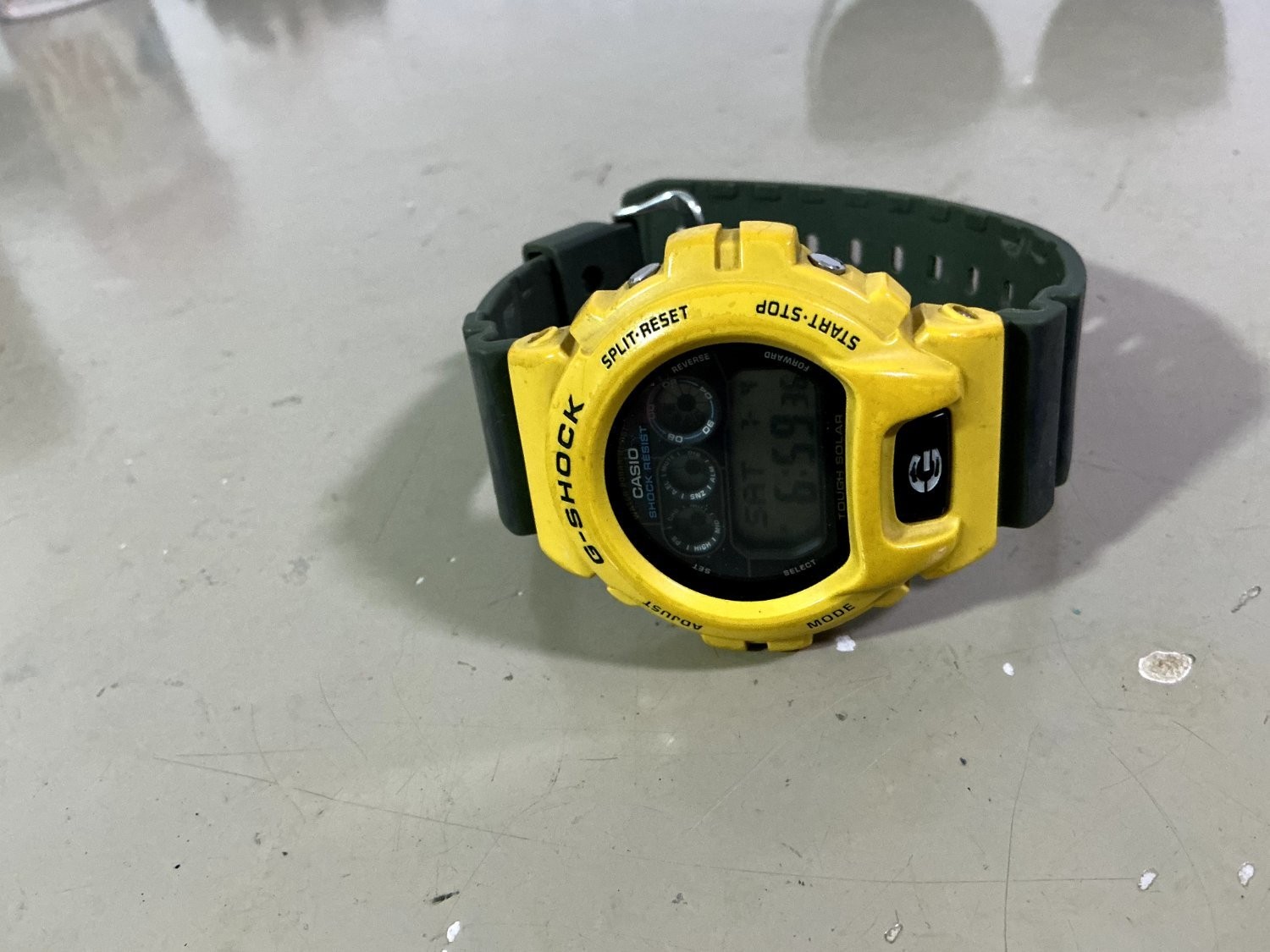 Casio G-Shock G-6900A Tough Solar Digital Watch Yellow & Green Module 3180