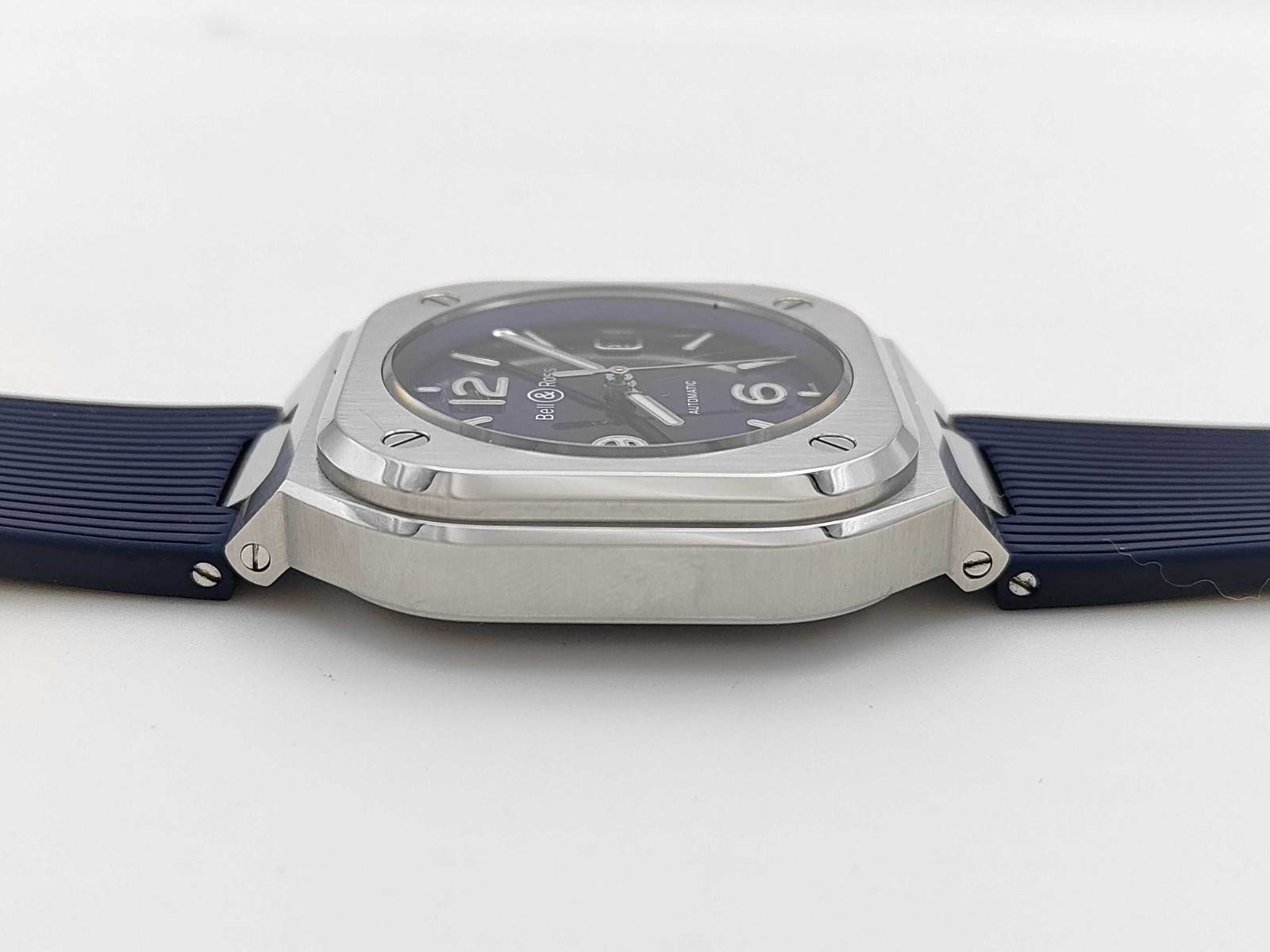 Bell & Ross BR05 Blue Steel Automatic Date 40mm Blue Dial Men Watch Square