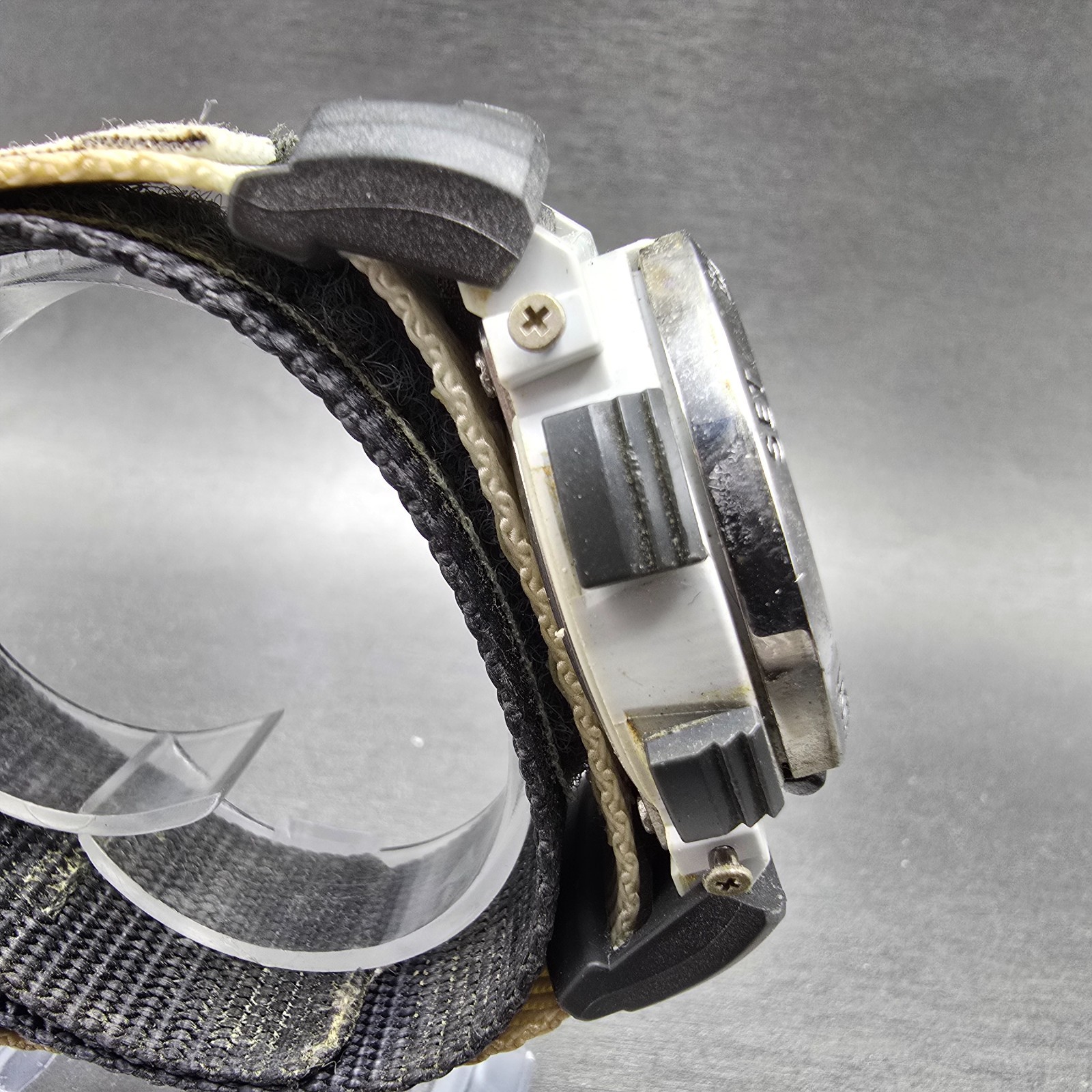 Casio Baby-G BGX-170TC Watch Women 34mm Gray Silver Alarm Chronograph New Batt