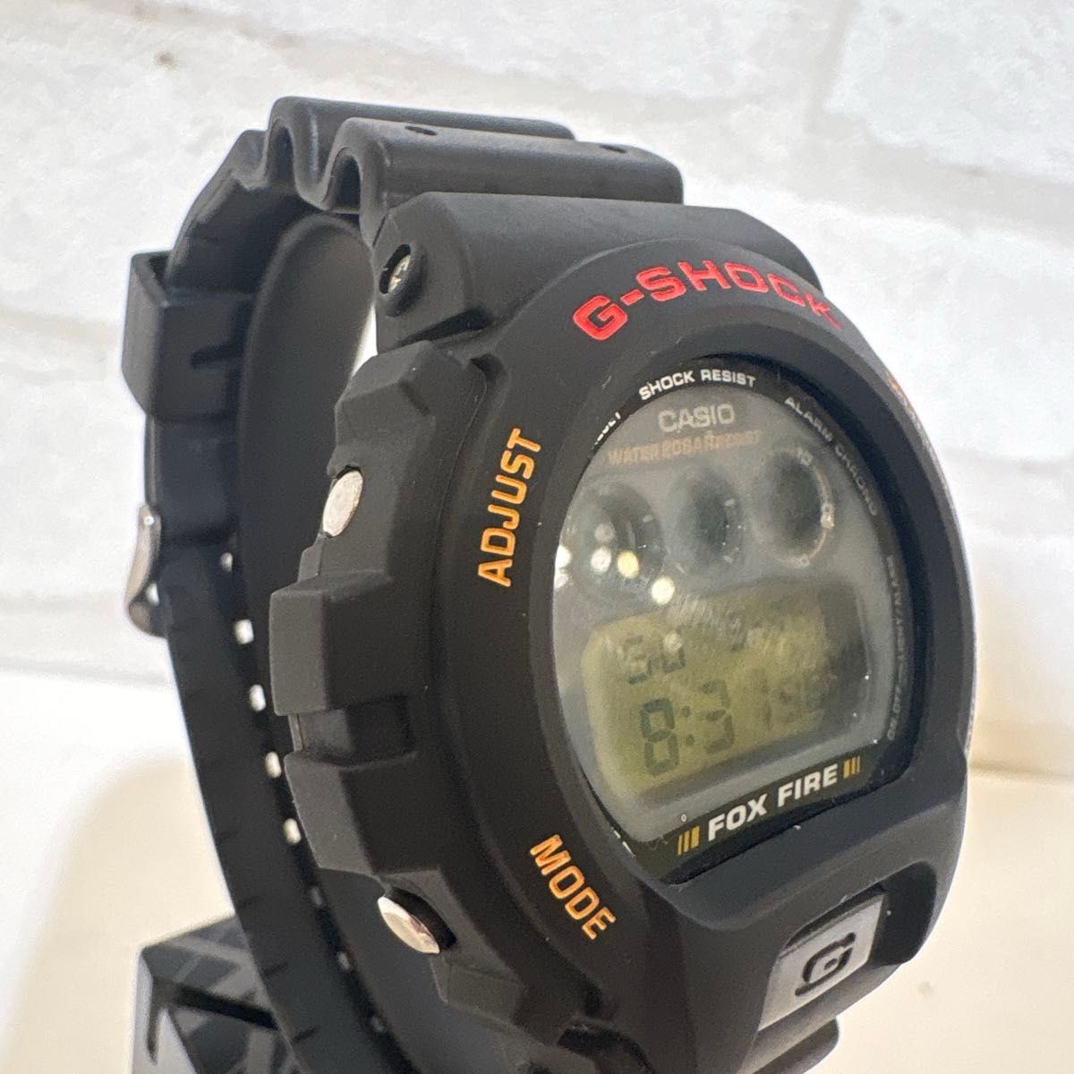 🔥 Casio G-Shock DW-6900 FOX FIRE Black 1995 Vintage Digital Watch New Battery