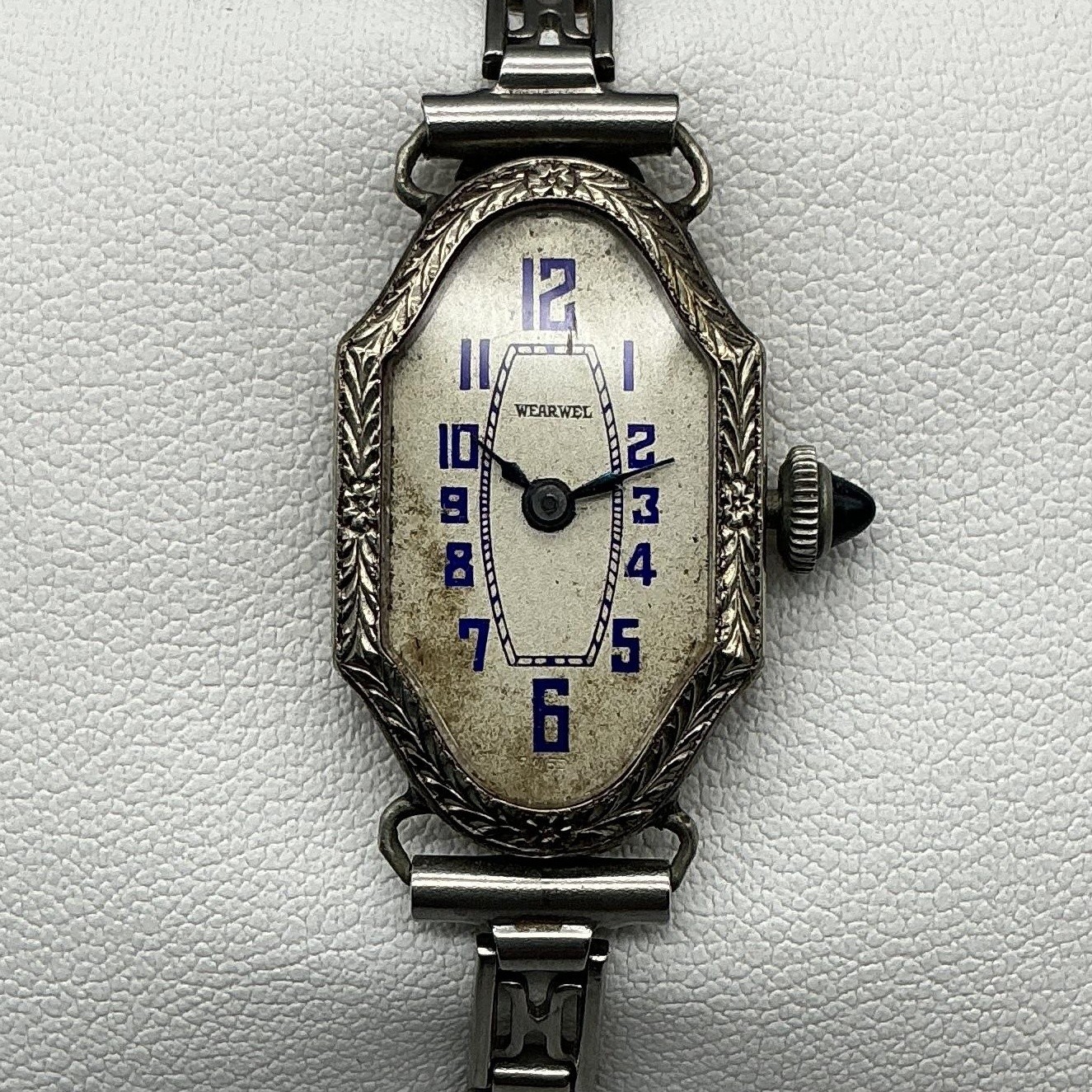 Vintage Wearwel Womens Watch 16mm 19K Rolled Gold Plated Manual Art Deco 6″