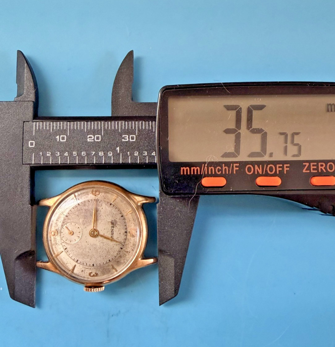 Vintage Benrus 17J BB14 Mechanical Watch Gold Filled – Running