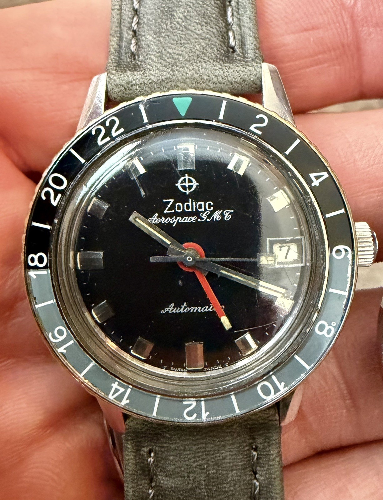 Zodiac Vietnam 2 watch lot Sea Wolf Datographic & Aerospace GMT automatic extras