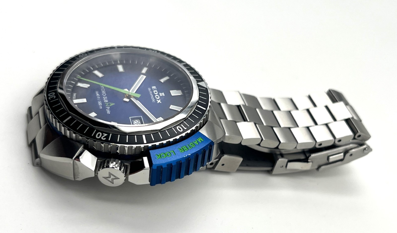 Edox Hydro-Sub North Pole LE 332/515 Automatic 46mm Full Set + Rubber Strap