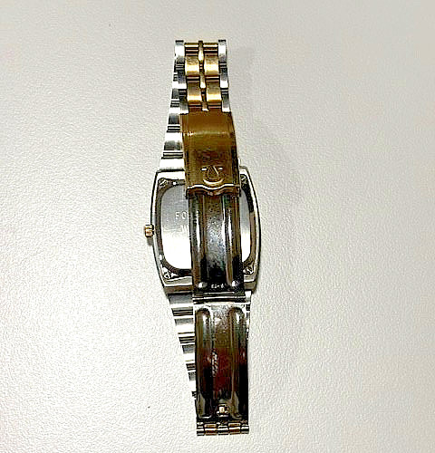 OMEGA Constellation Men’s Watch in gold/stainless steel casing.