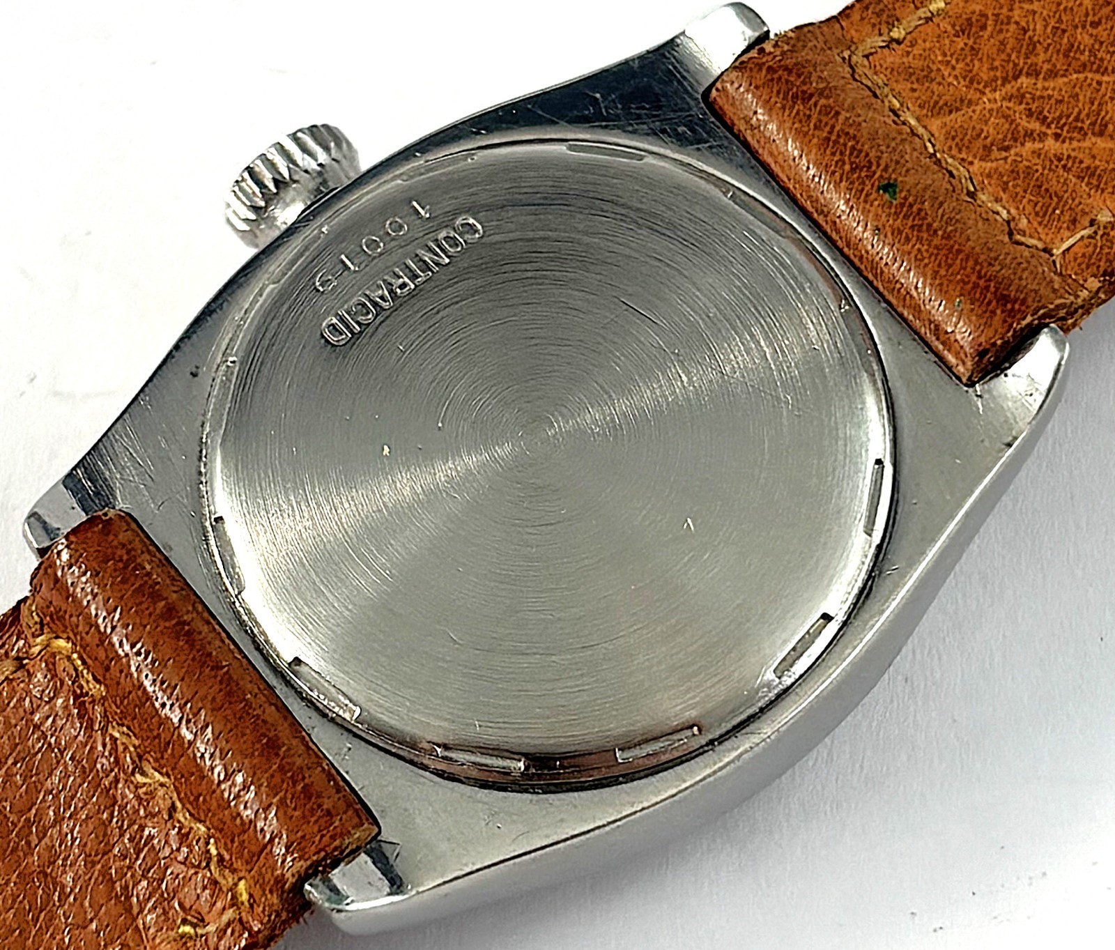 Vintage Wittnauer Allproof Contracid Stainless Steel Mens Watch Cal.56 7J 1940