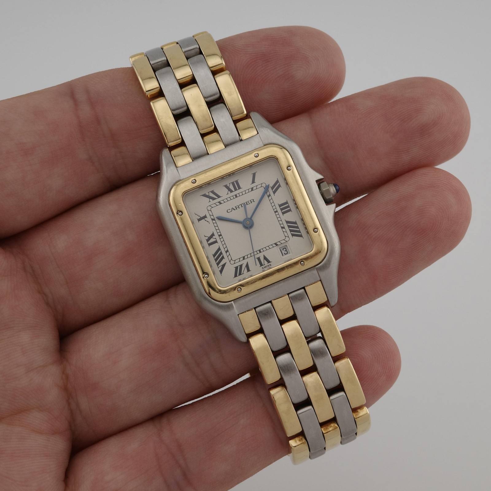 Two-Tone Cartier Panthère W25028B8 Medium Model Watch