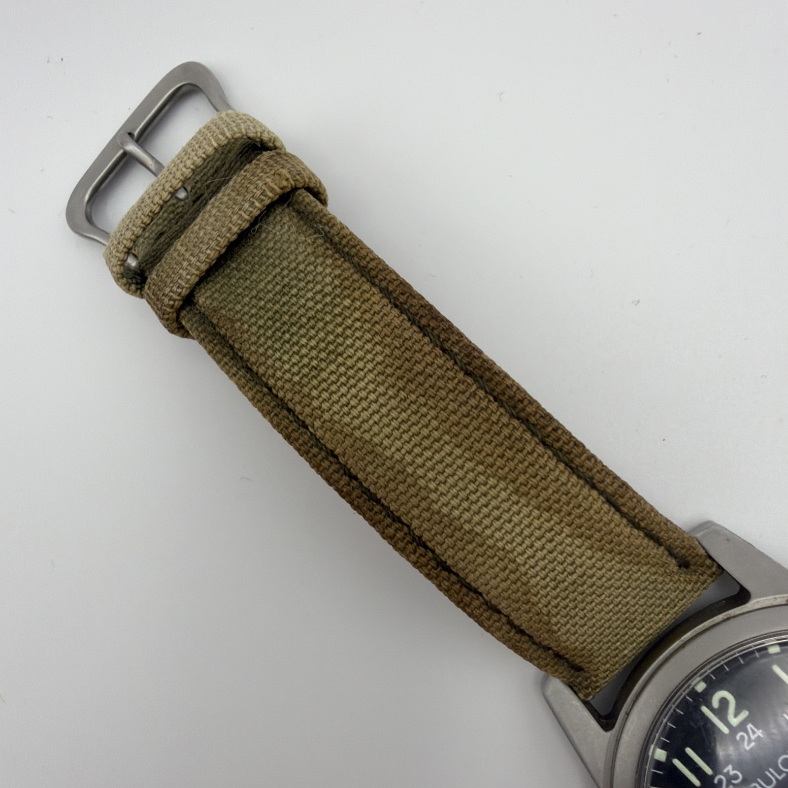 Bulova Hack Watch 96A19 Swiss Limited Edition WWII Replica 38mm Quartz UNTESTED