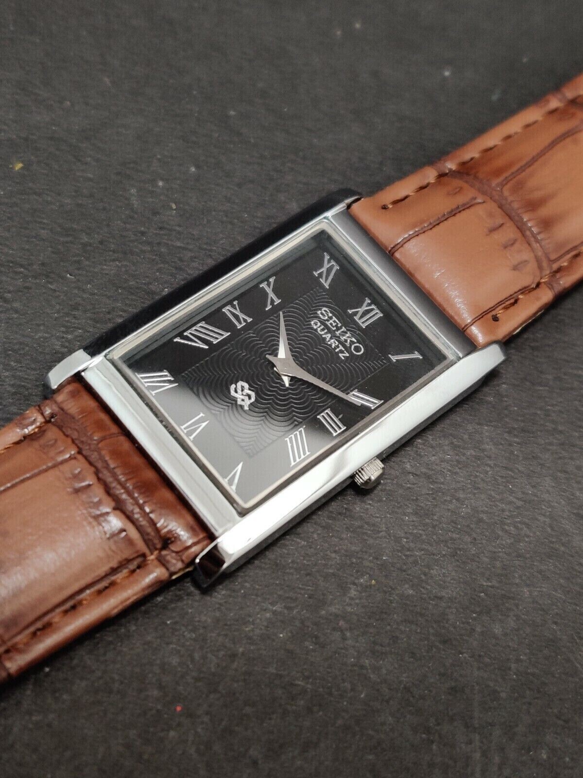 Vintage Seiko Slim Quartz Men’s Wrist Watch – Comes With New Battery, New Band