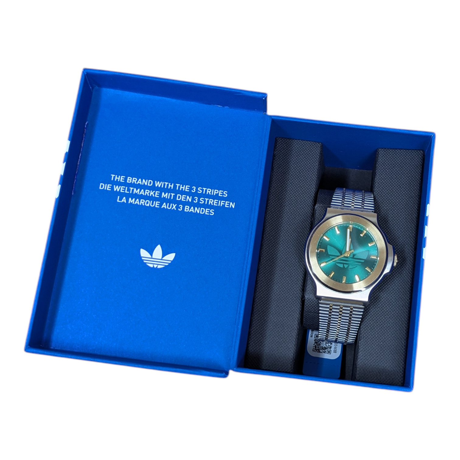 Adidas Originals Expression Three Two-Tone 41mm Watch – Bold Green – KL1771