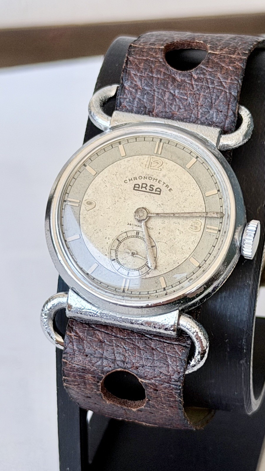 Arsa Chronometer 31mm Vintage 1940s Manual Winding Small Seconds