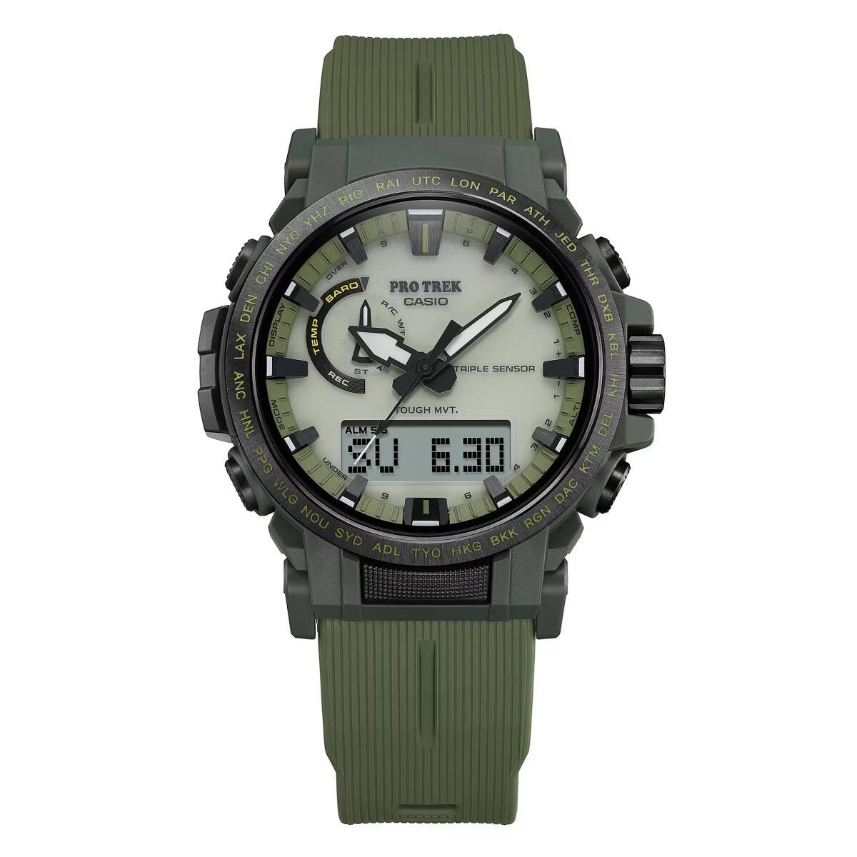 CASIO Pro Trek Climber Line Digital Compass Barometer Temperature Altitude PRW 6