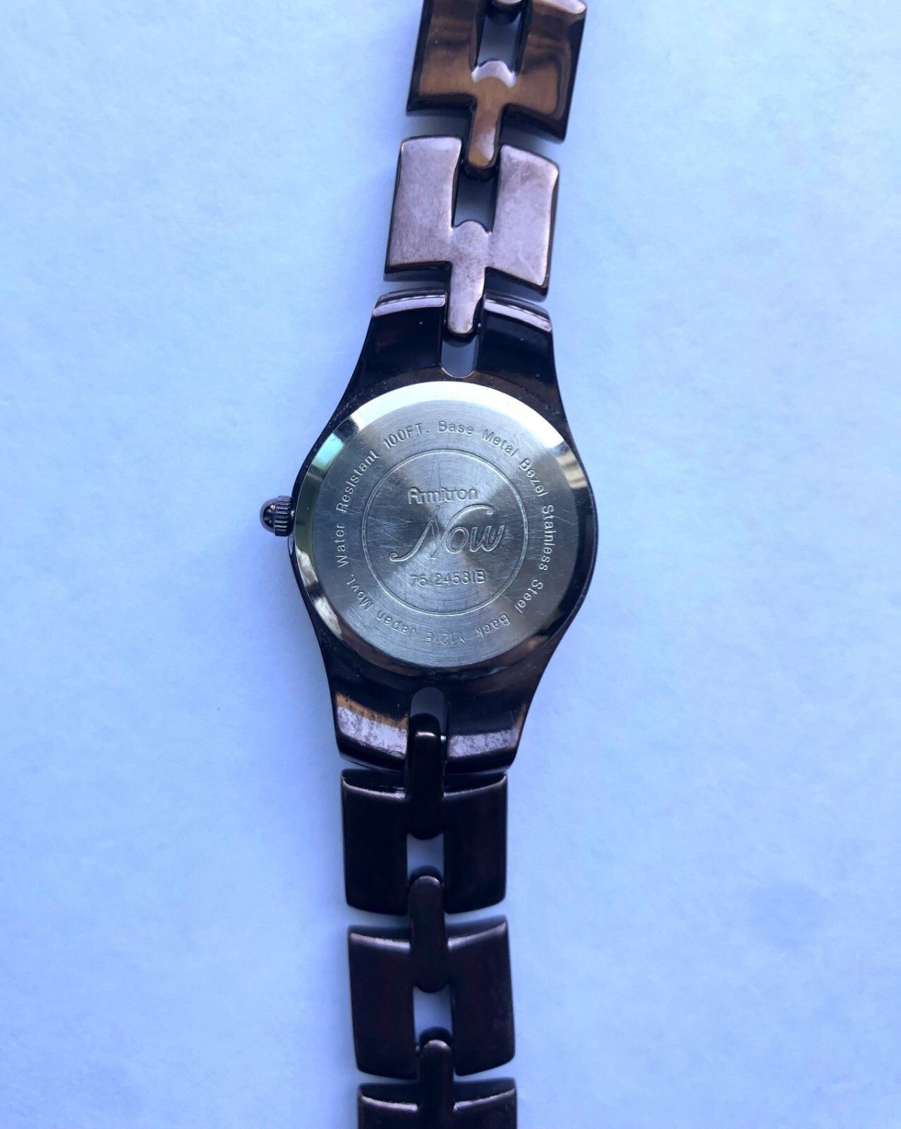 Armitron Now Womens Petite Bronze Stainless Steel Quartz Watch Water 100 Resist