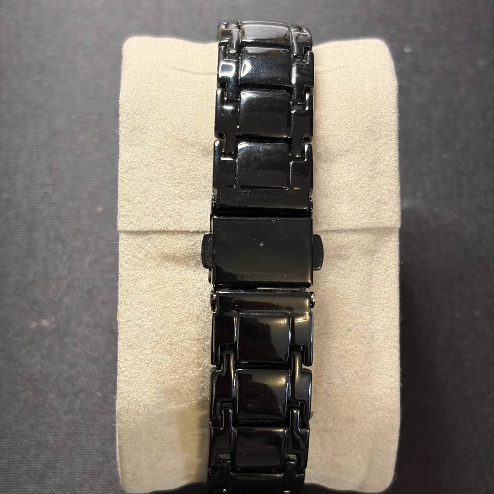 Gino Milano Quartz Watch Women Black Stainless Steel Minimalist Casual