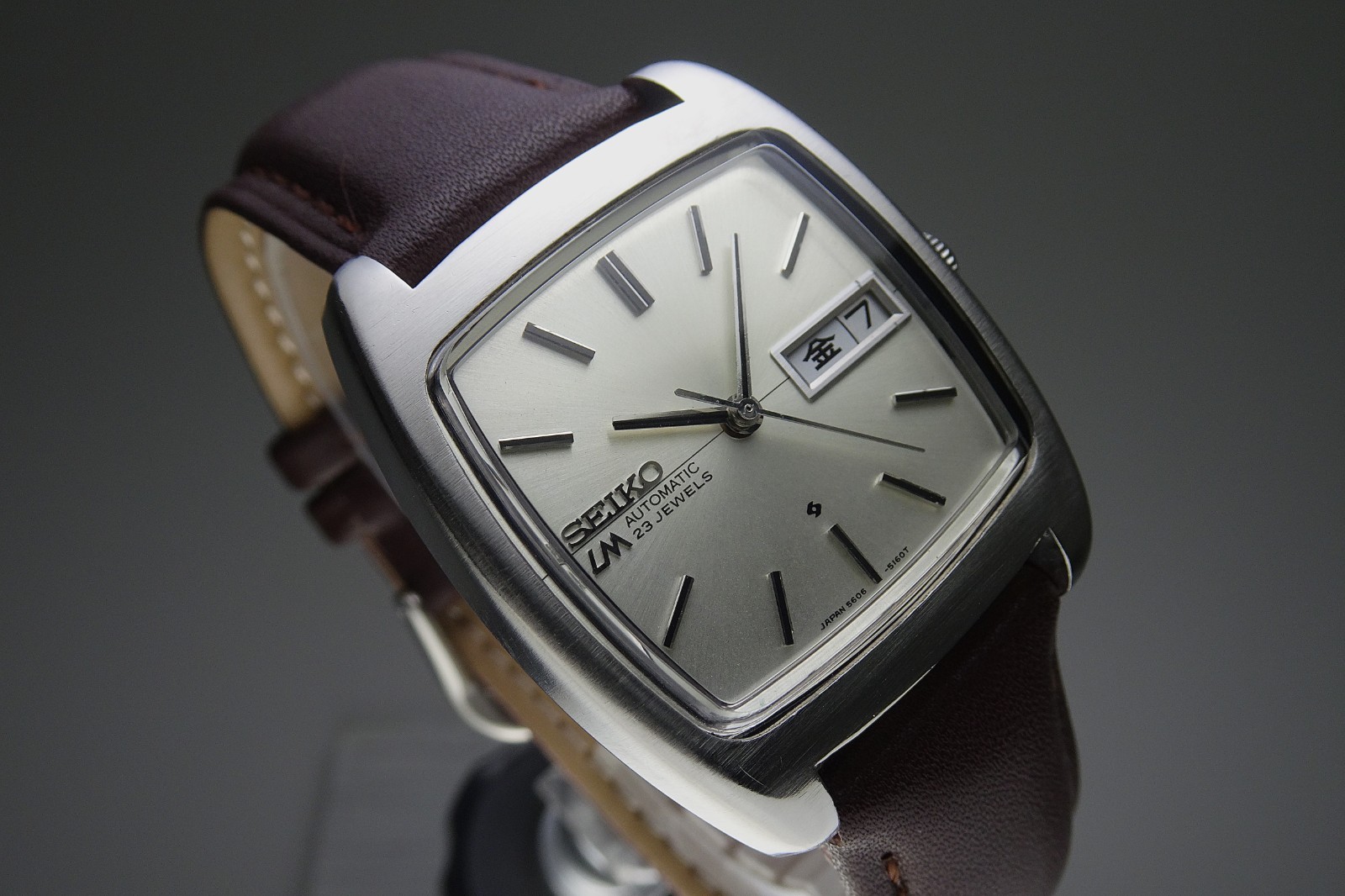 Vintage 1972 JAPAN SEIKO LORD MATIC WEEKDATER 5606-5040 23Jewels Automatic.