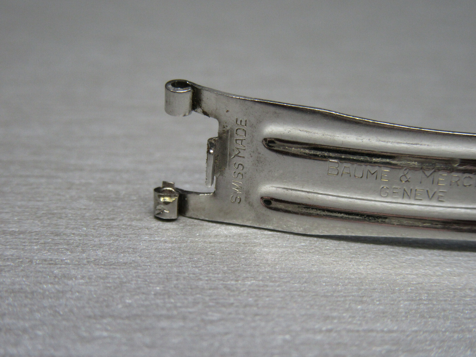 W335-1 ⭐⭐ Baume & Mercier Riviera Folding Clasp for Bracelet 0 15/32in Stainless
