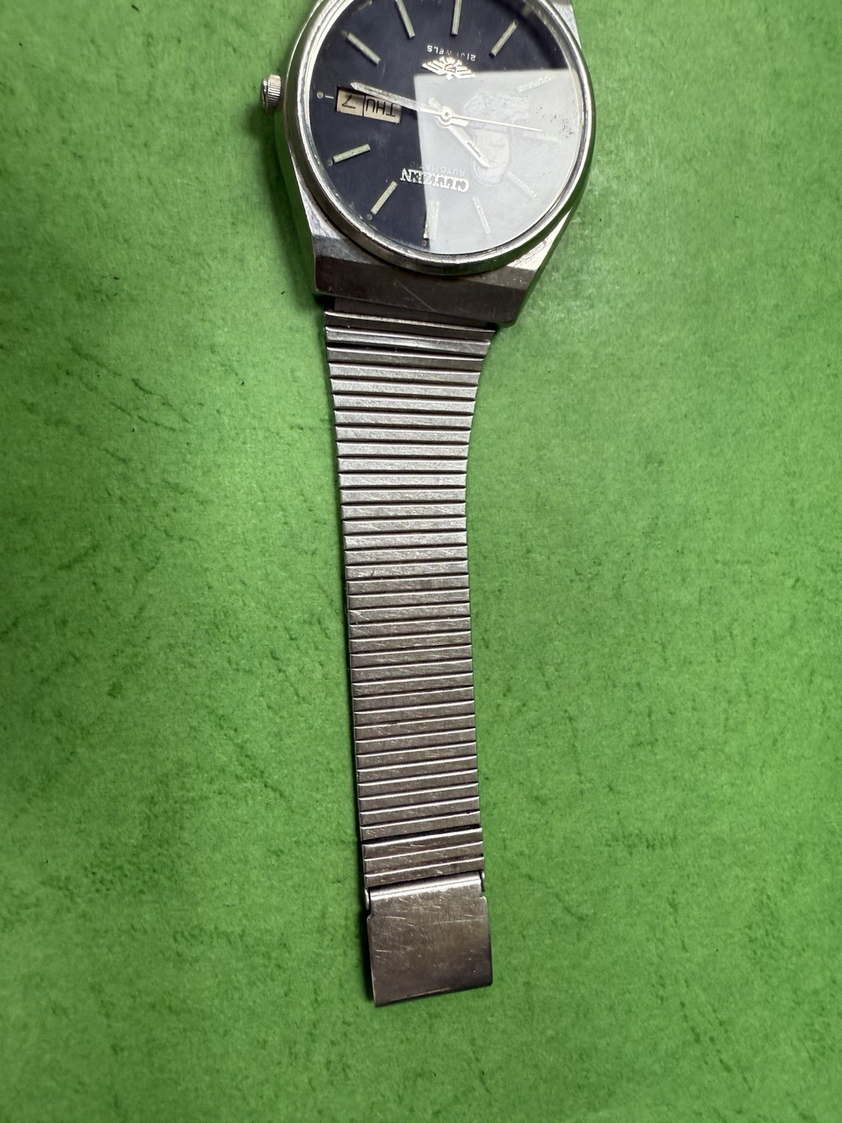 Special CITIZEN President Saddam Hussein Iraq Automatic Blue DIAL Watch R60