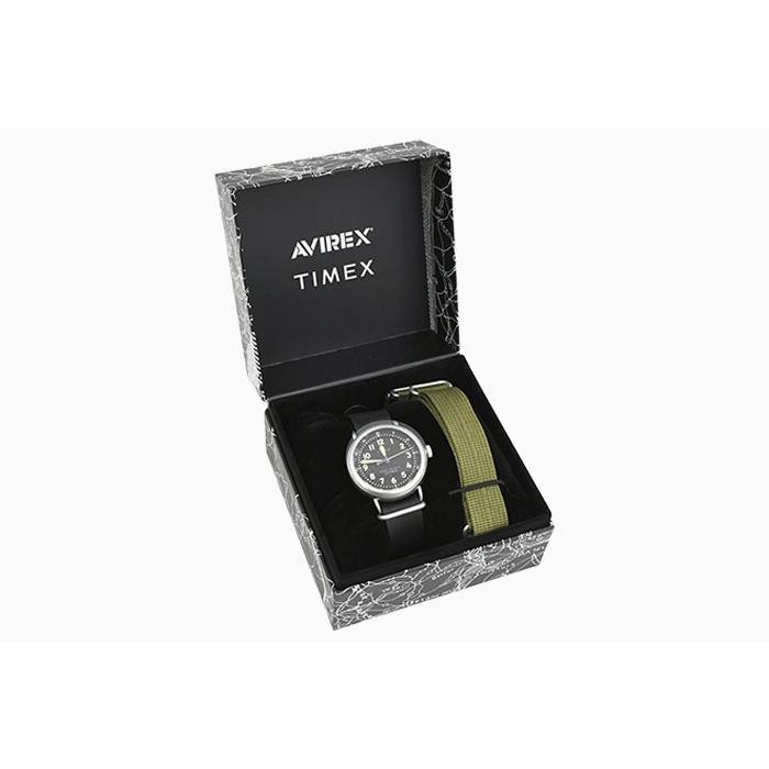 AVIREX TIMEX TYPE-25A 38mm OLIVE Black Watch 7835973002 MIDGET 50th