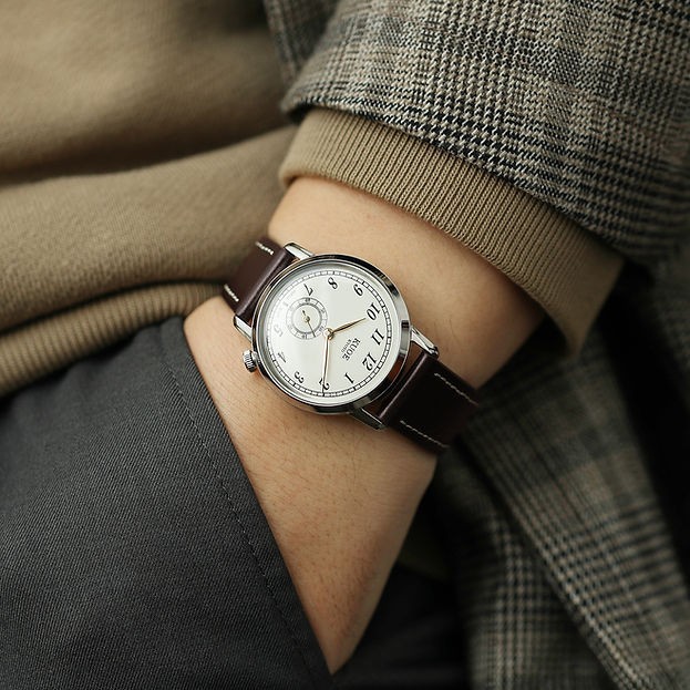 KUOE Kyoto OLD SMITH 90-007 Automatic Silver Dial x Silver Case from JAPAN