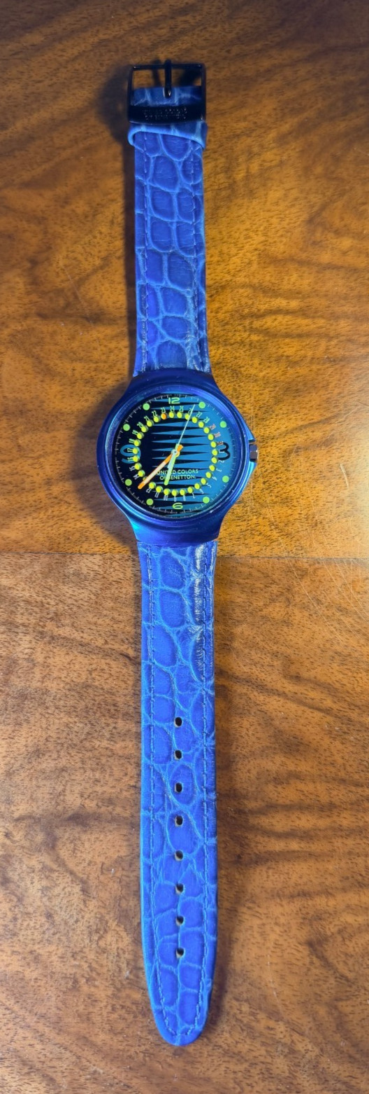 United Colors Of Benetton Analog Quartz Women Benetton Ladies Blue Band – Date