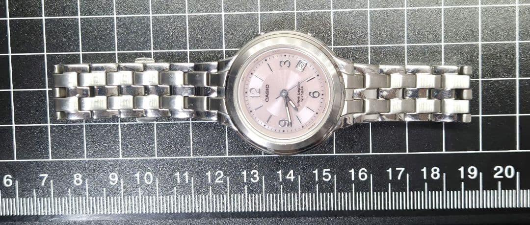 [Tested and working] Casio Radio-Controlled Solar LWQ-120 Women’s Watch Pink