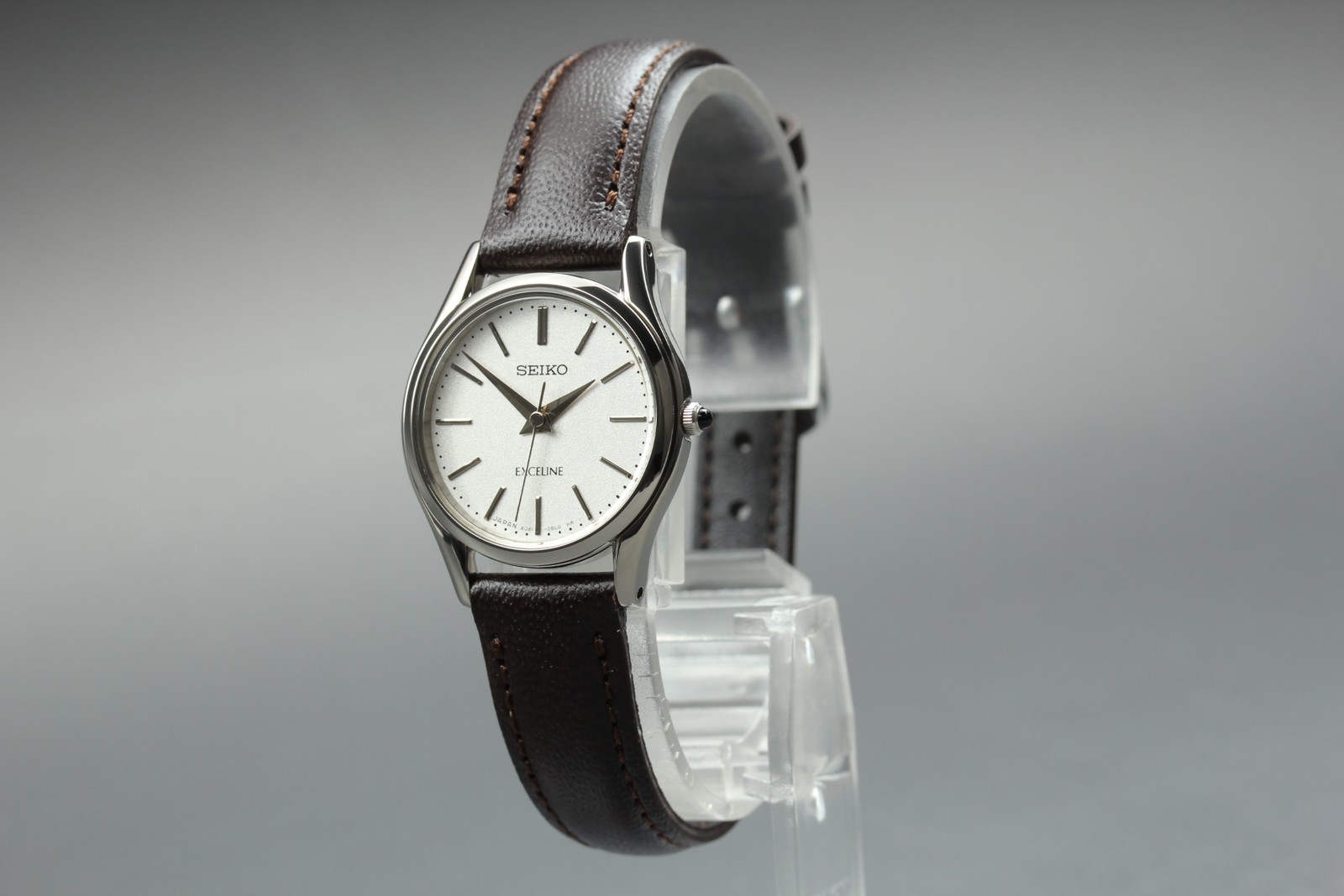 2017 MINT Seiko Exceline 4J41-0AM1 Steel Round HAQ Quartz Womens Watch JAPAN