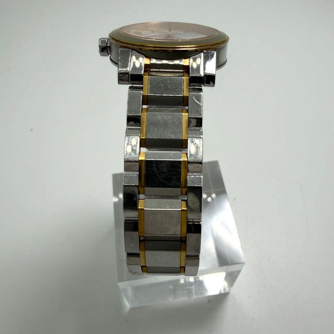 Working BURBERRY Wristwatch Nova Check Gold Combo Ladies